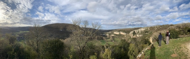 Vue sur la vallée…